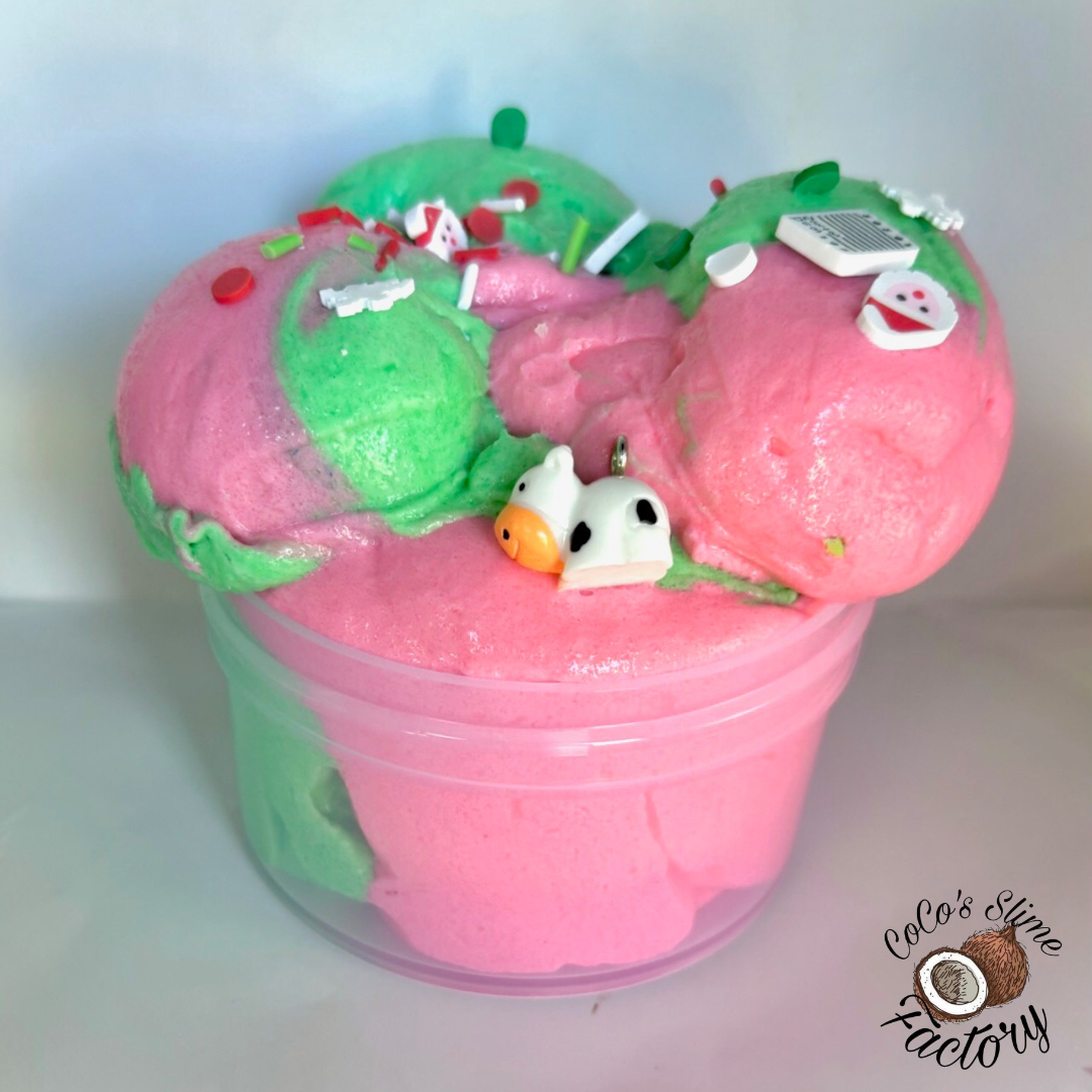 Christmas Cow Slime