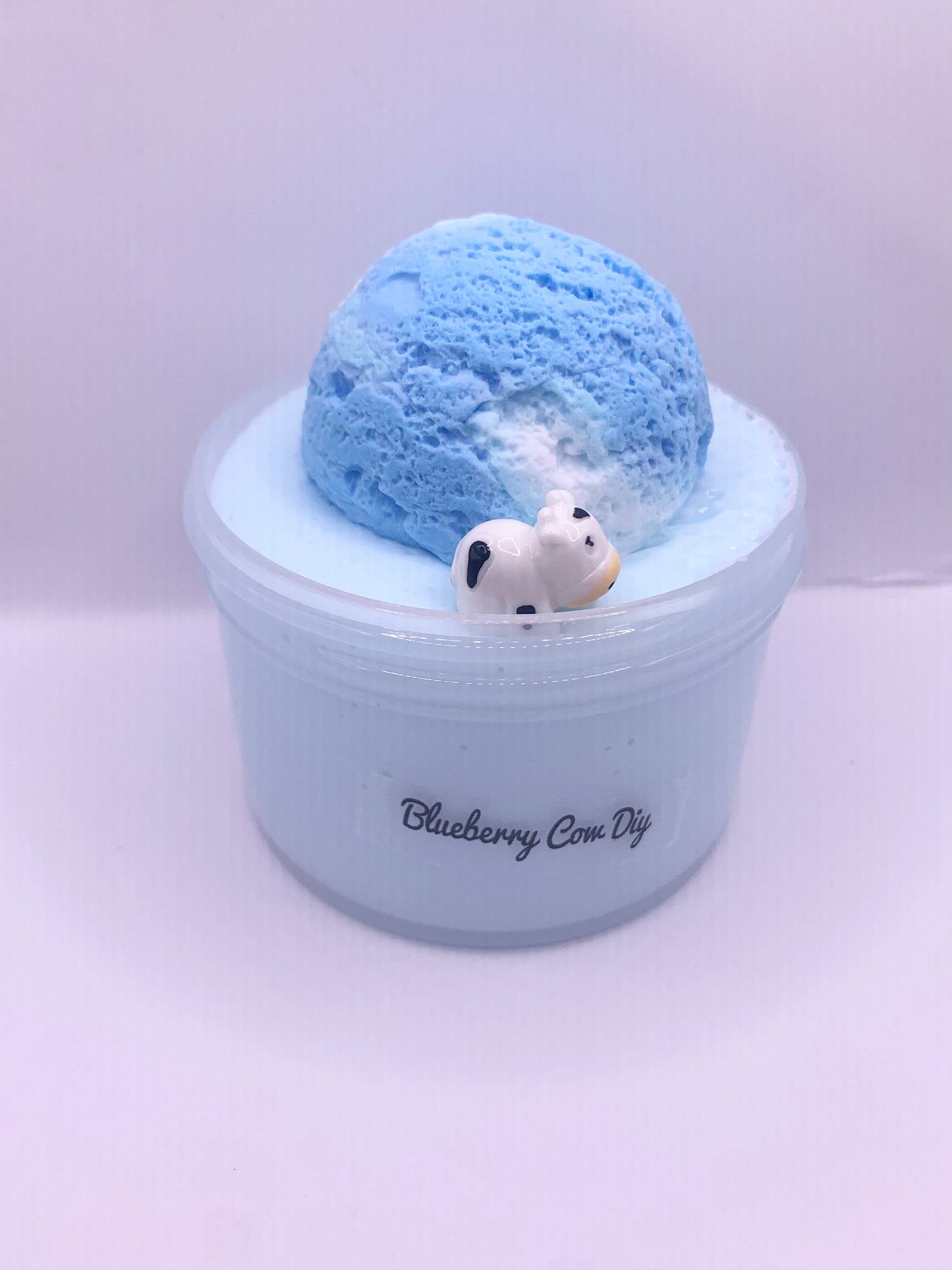 Blueberry Cow Diy Slime