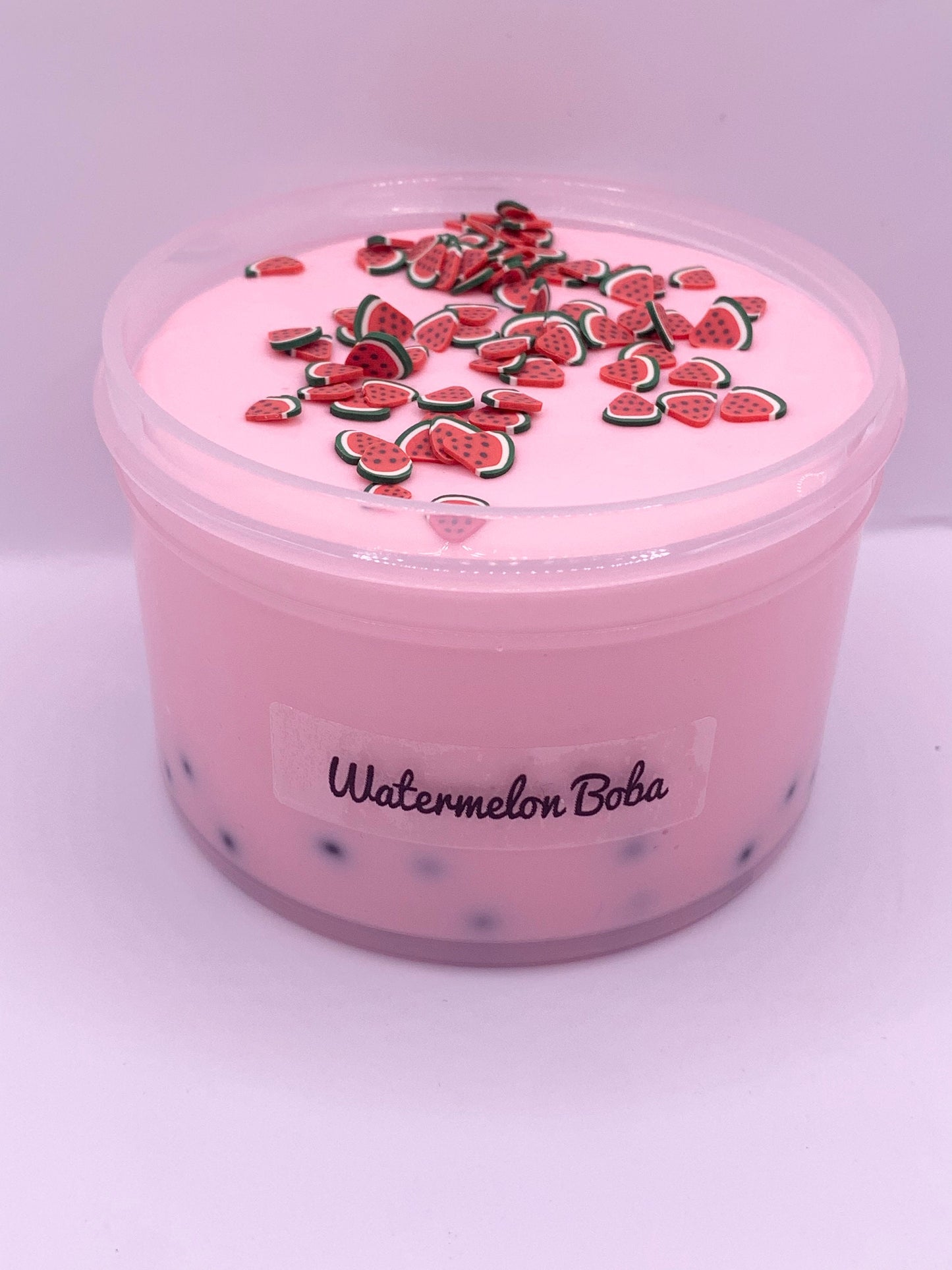 Watermelon Boba Slime