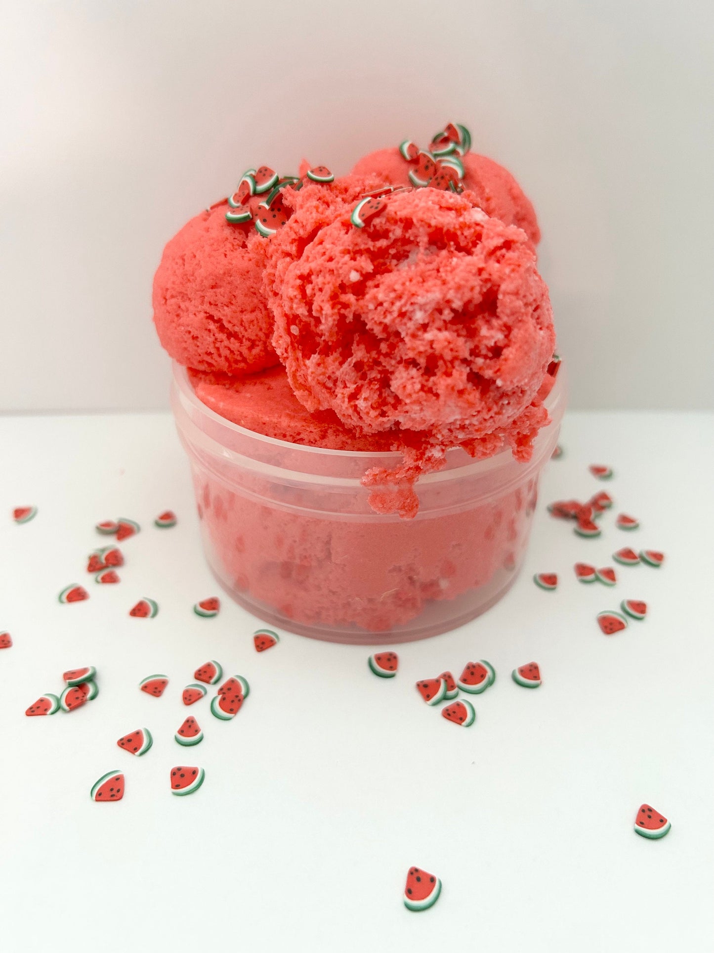 Watermelon Ice cream Fluff Slime