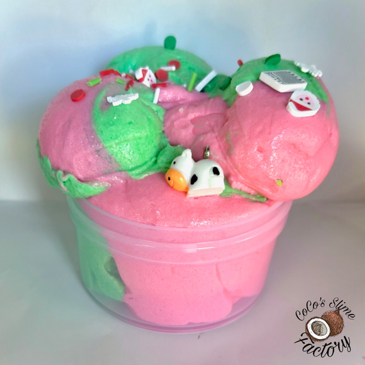 Christmas Cow Slime