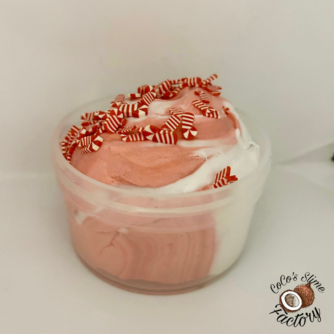 Candy cane Icecream Slime