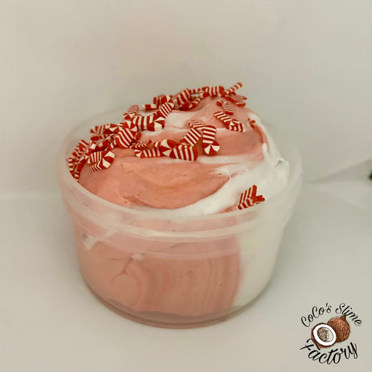 Candy cane Icecream Slime