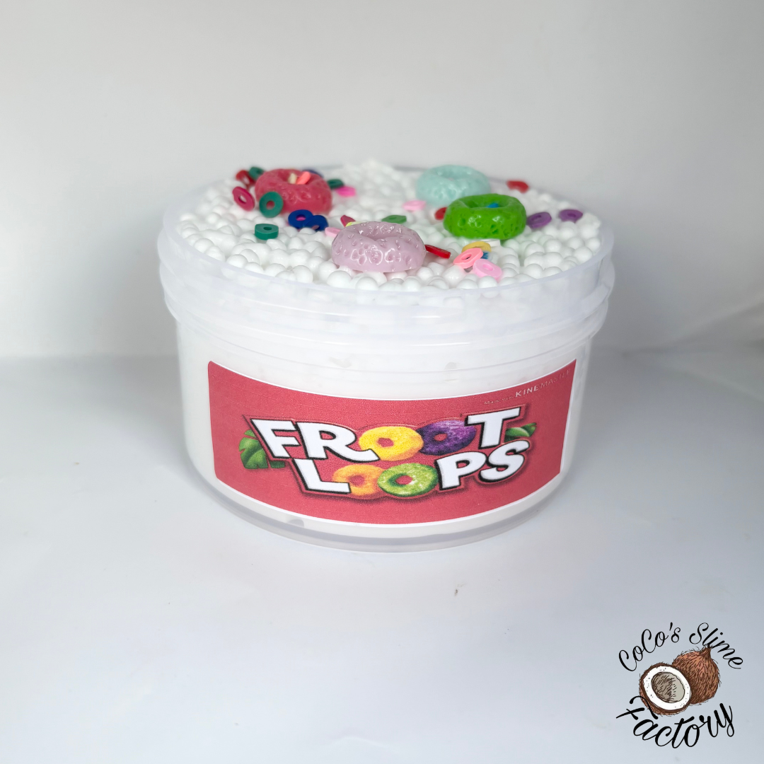 Froot Loops Crunch Slime
