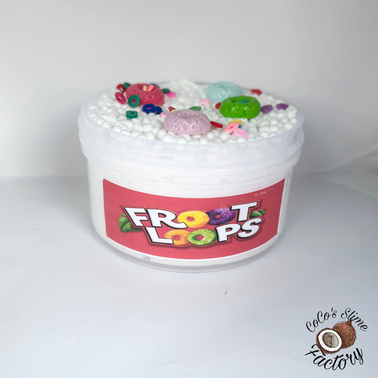 Froot Loops Crunch Slime