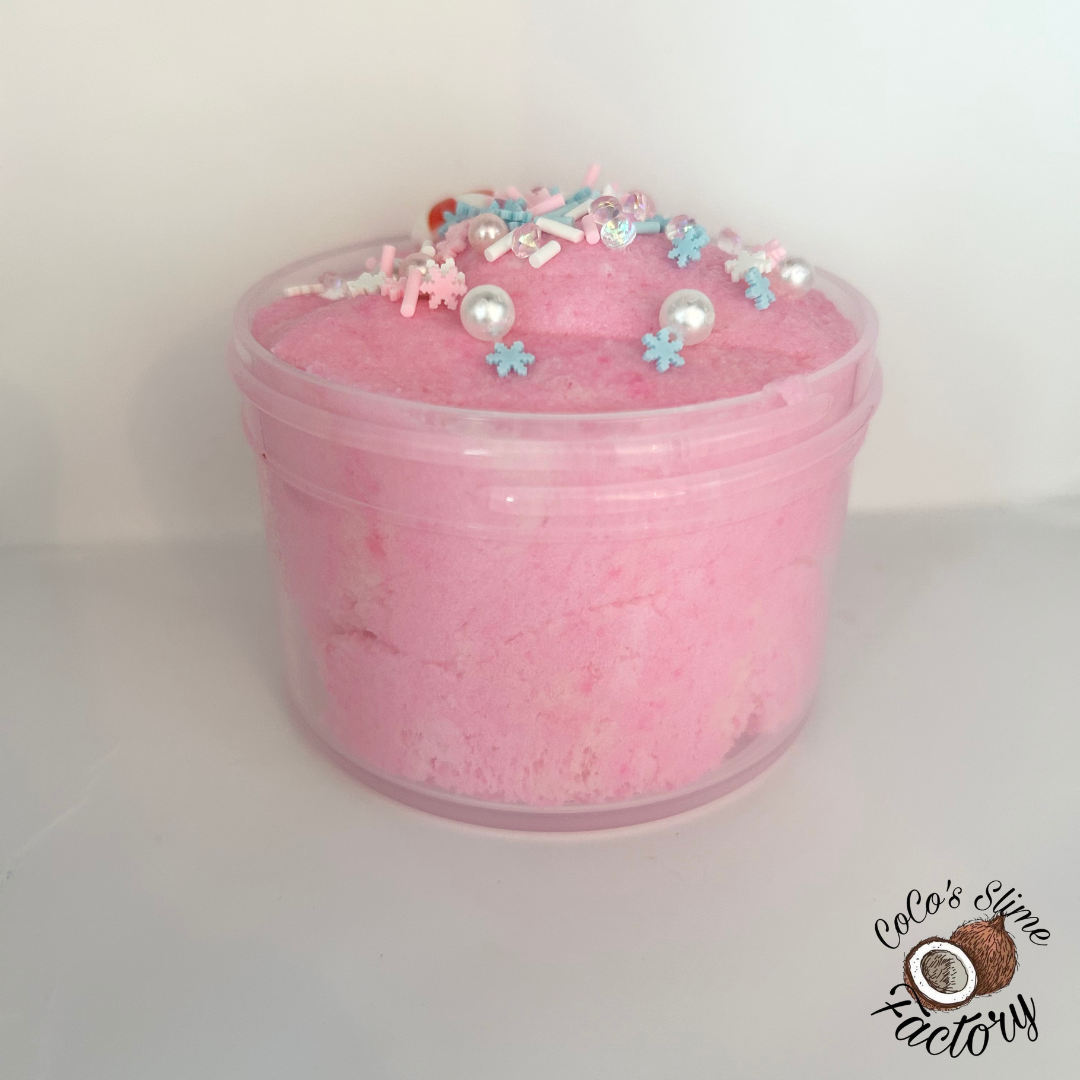 Cotton Candy Christmas Slime