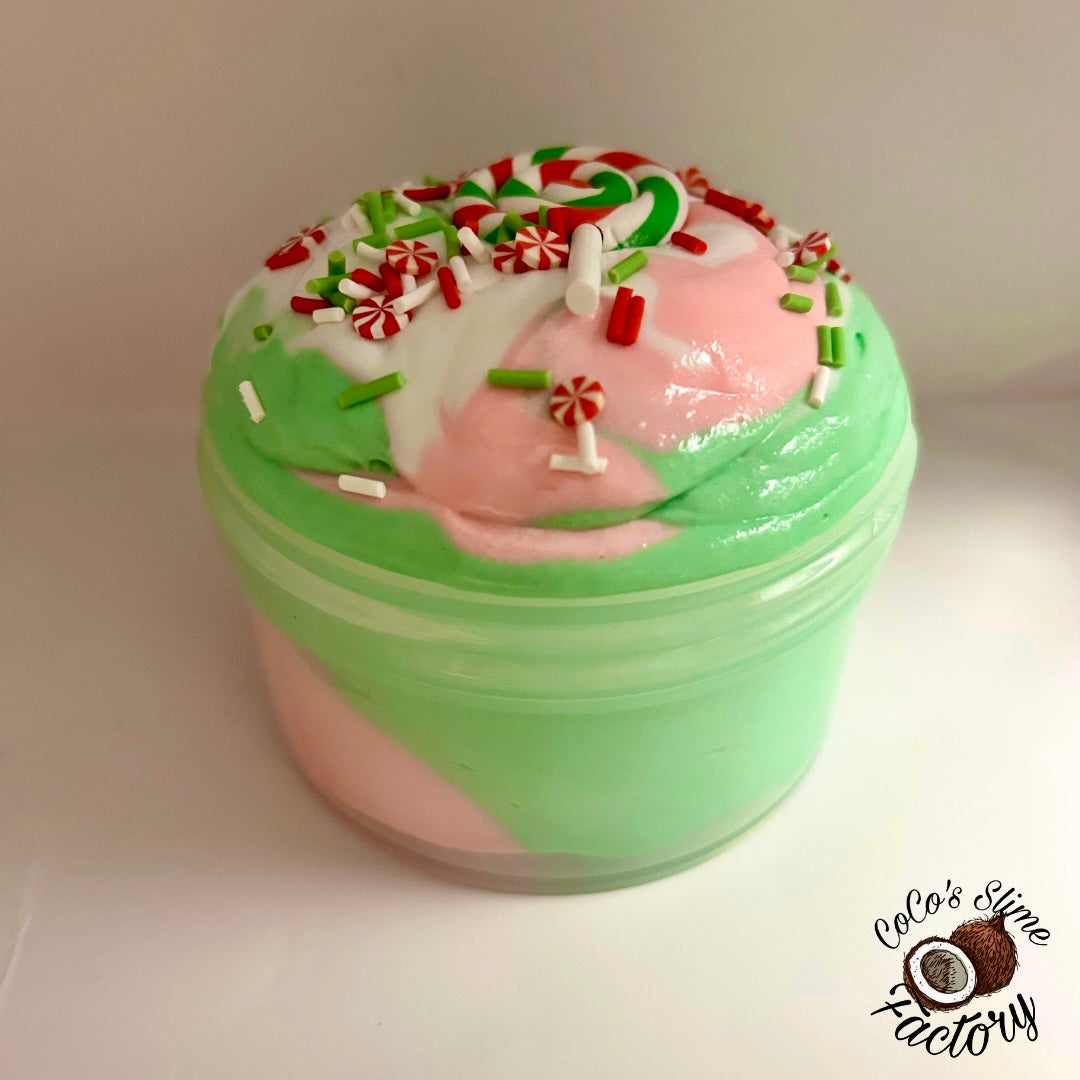 Peppermint Fluff Slime