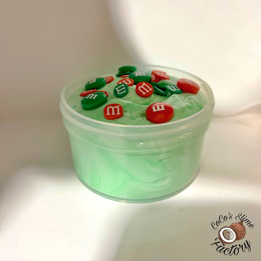 Christmas M and M Slime