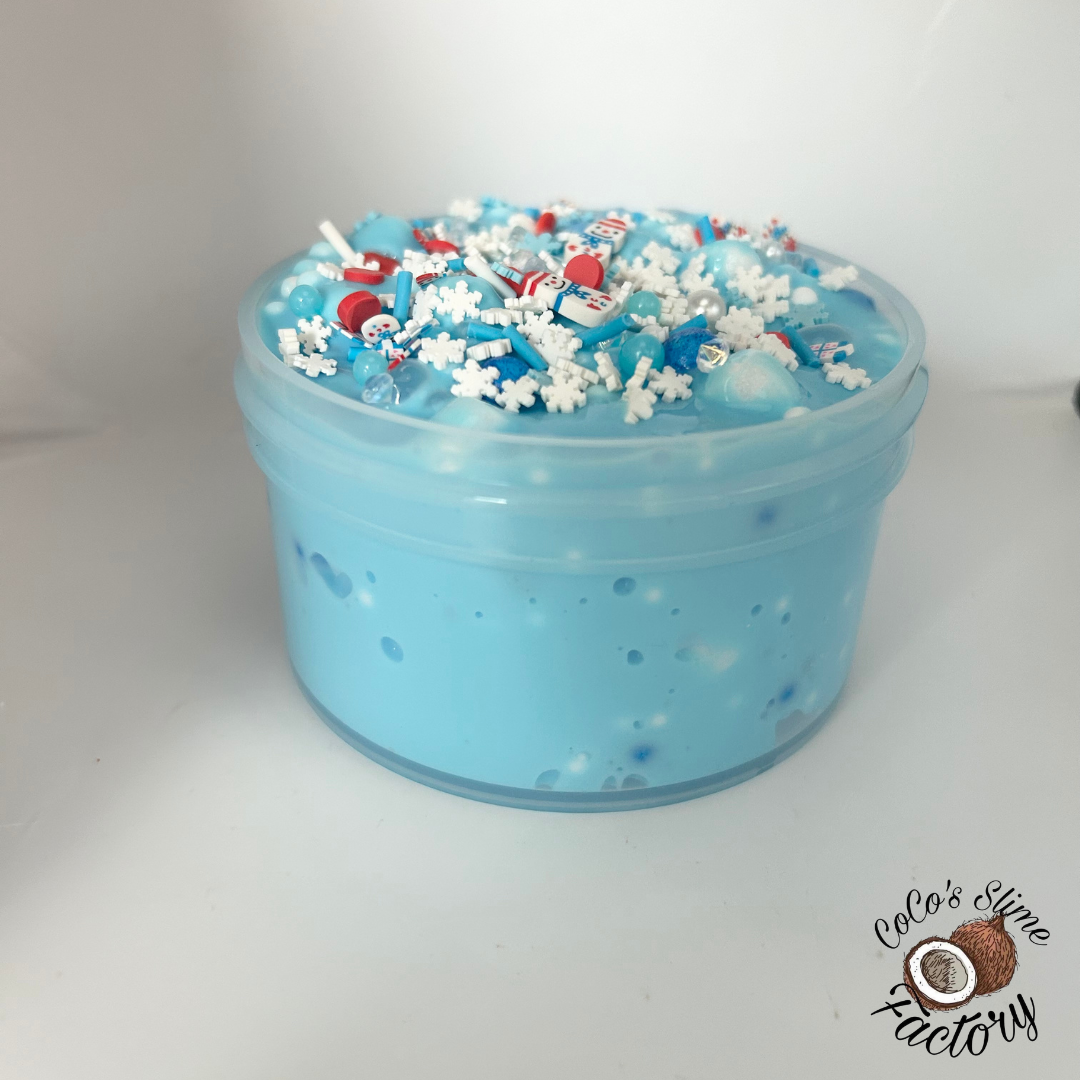 Blue Christmas Slime