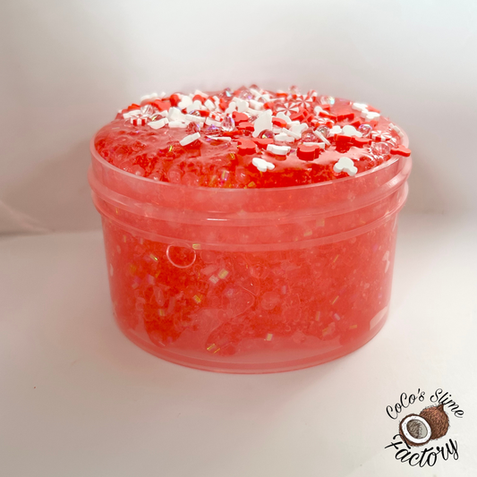 Candy Cane Crush Slime