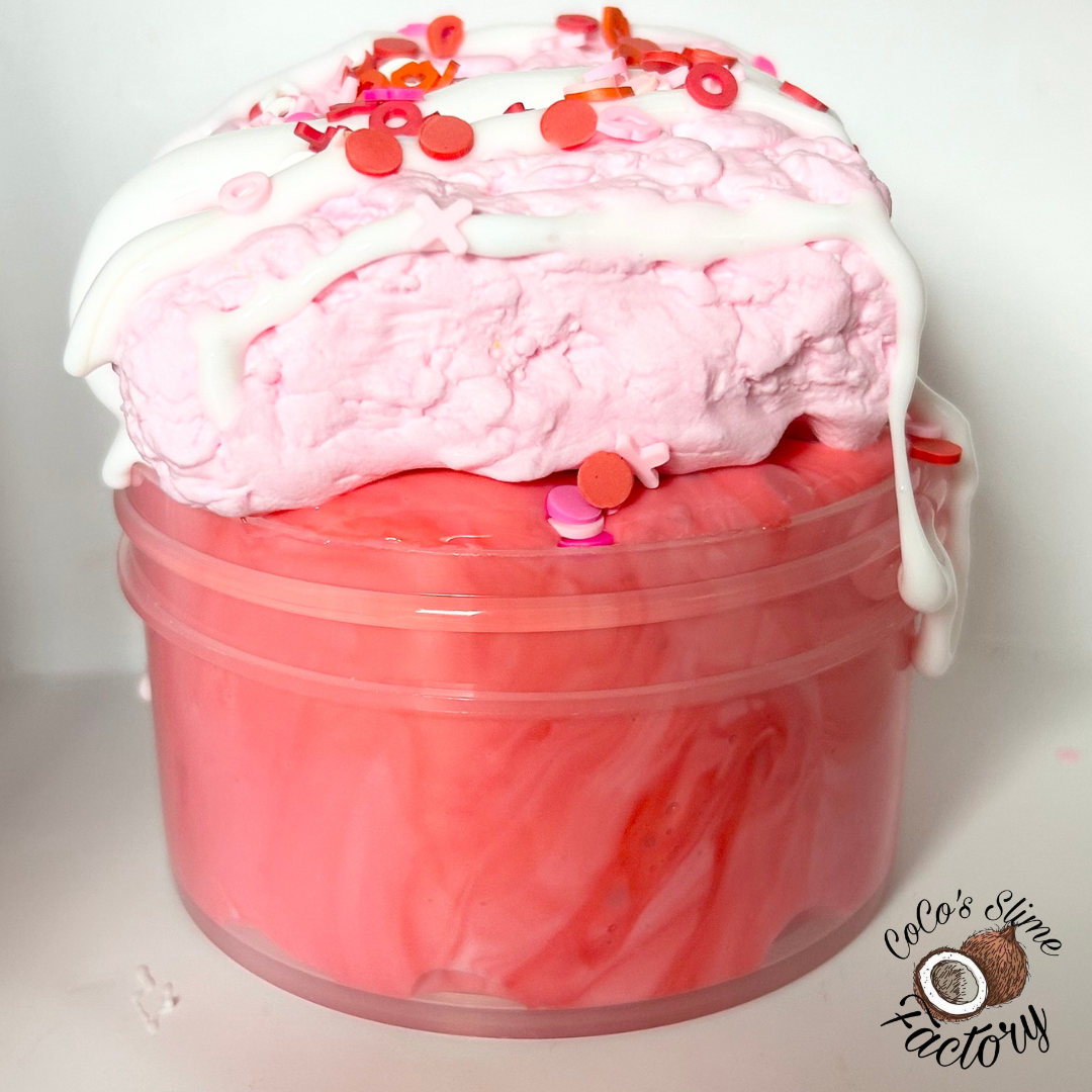Valentines rice Krispy Diy Slime