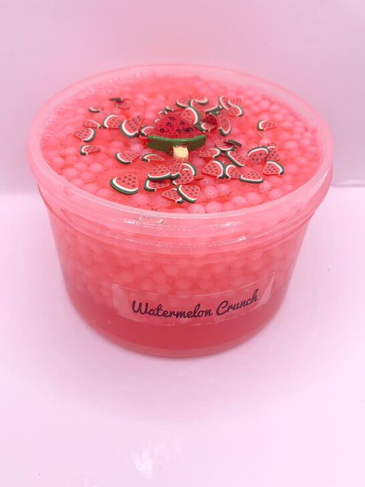 Watermelon crunch slime