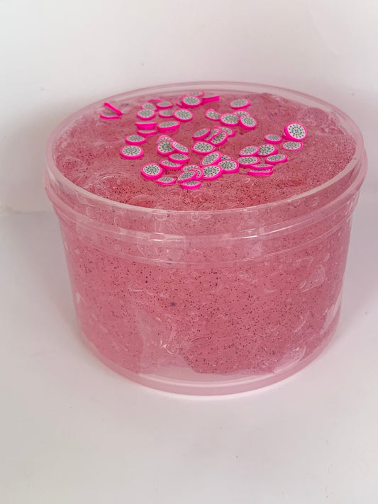 Dragon fruit bubbles slime