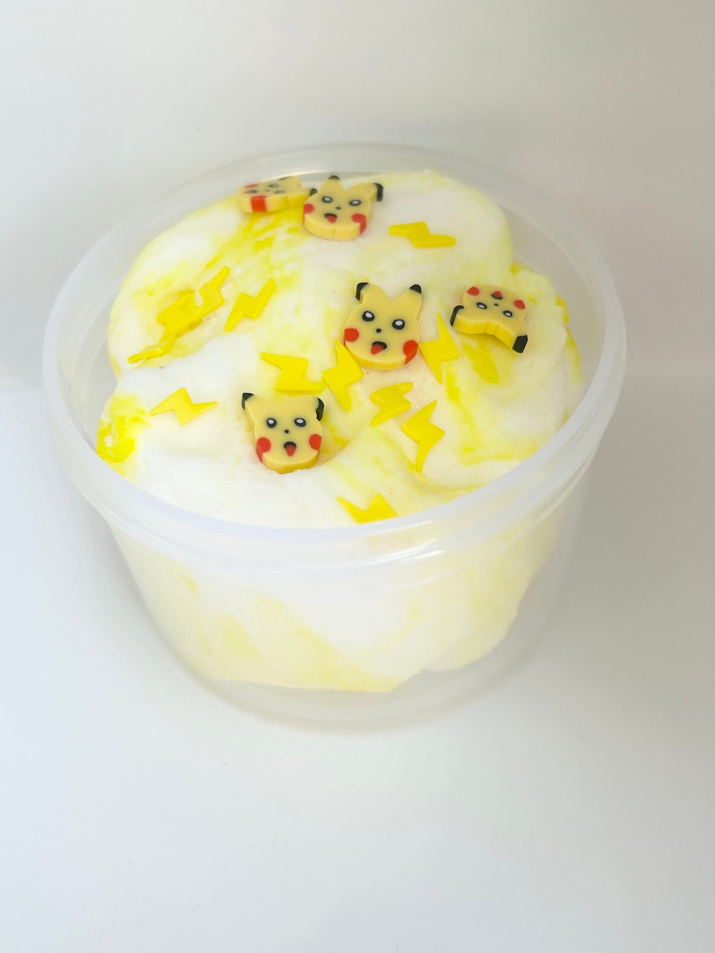 Pikachu Fluff cloud Slime, slime, CocosSlimeFactory, gift ideas, scented slime, yellow slime