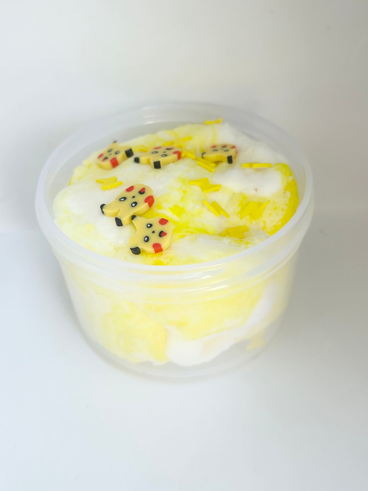 Pikachu Fluff cloud Slime, slime, CocosSlimeFactory, gift ideas, scented slime, yellow slime