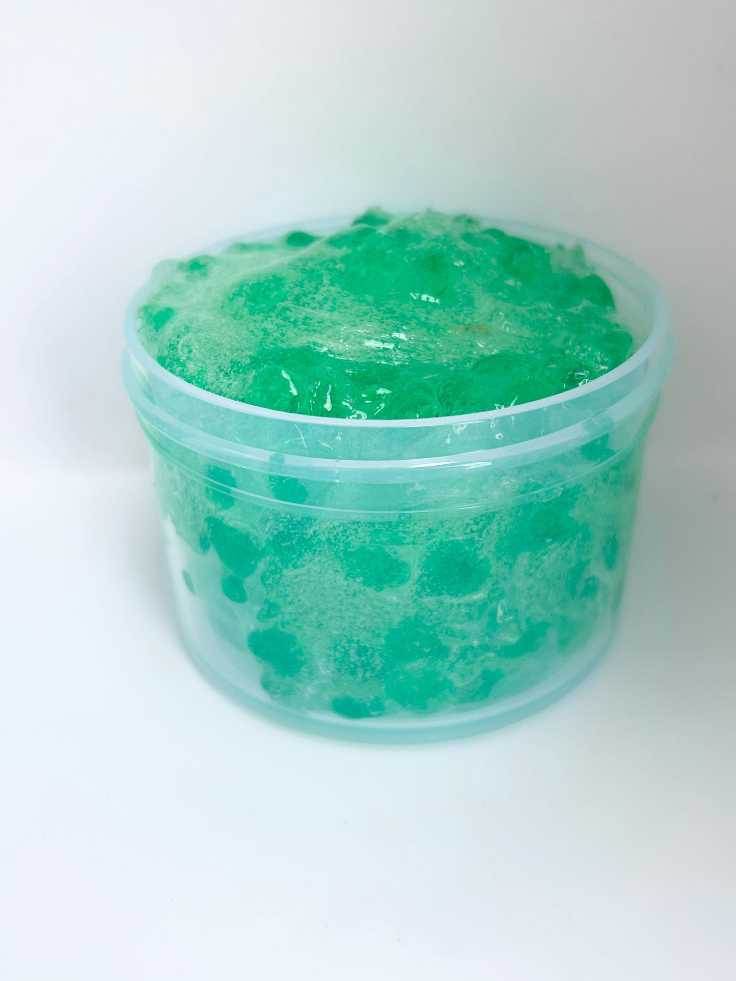 Turquoise ocean floor slime