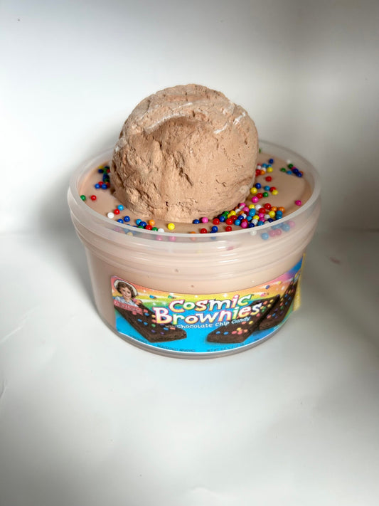 Cosmic Brownie scoop diy Slime