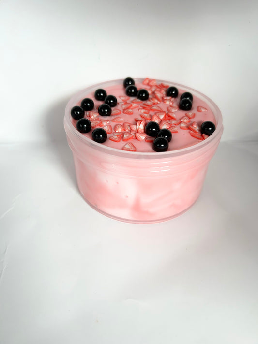 Strawberry Boba Slime