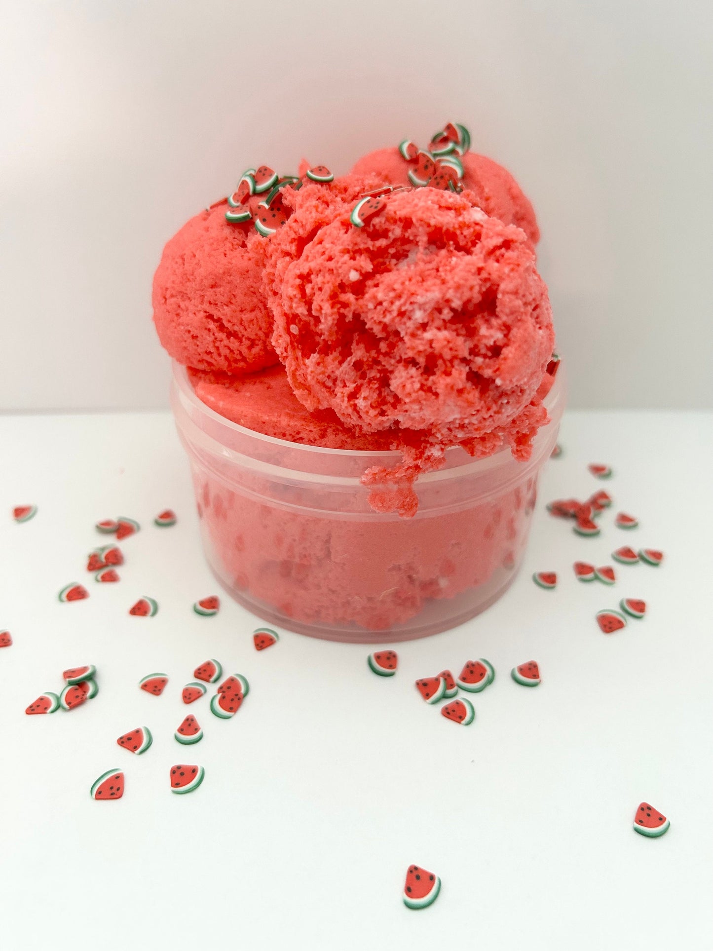 Watermelon  Ice cream Fluff Slime